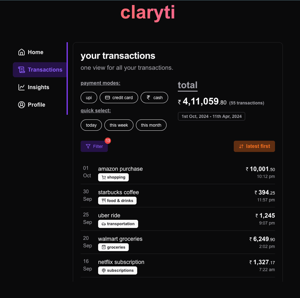 demo app